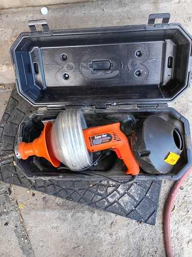 New General Super V 5/16" Small Drains Snake Plumbing Sink Cleaner Machine