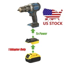 1 Adaptor for DeWalt 20V MAX XR Battery To Power for Hercules 20V Tool w/BMS SYS