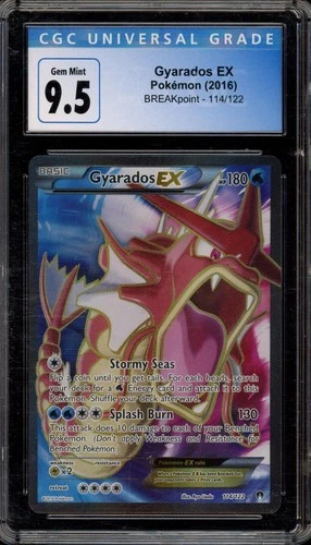Pokemon Gyarados EX Breakpoint 114/122 Ultra Rare CGC 10 Gem Mint