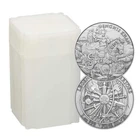 Roll of 20 - 1 Troy oz Genghis Khan Design .999 Fine Silver Round