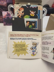 Kid Icarus NES CIB 1987 Mattel Canada REV-A 0992 NES-KI-CAN Bilingual Kmart Stic