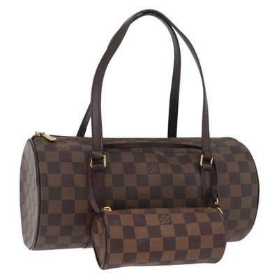 LOUIS VUITTON Damier Ebene Papillon 30 Hand Bag N51303 LV Auth 178393SAV