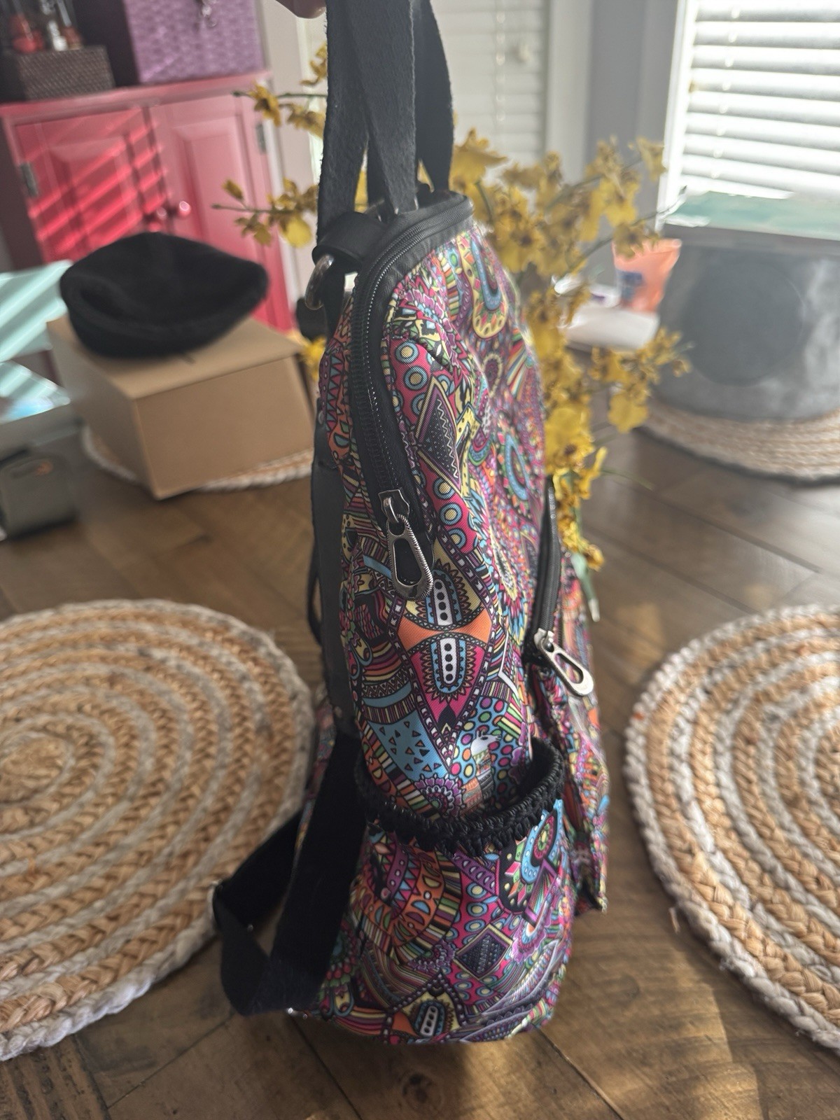 Sakroots Geometric Pattern Backpack. Excellent Co… - image 4