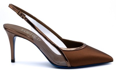 Authentic Loriblu Leather Italian Designer Sandals Brown New Collection