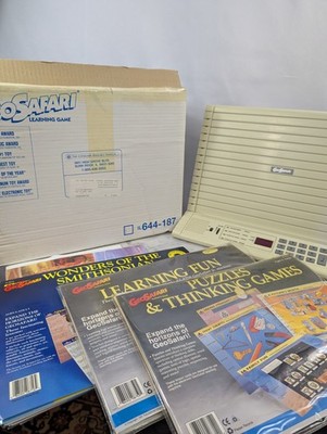 Vintage 1990s GeoSafari EI-8700 Learning Game Original Box Map