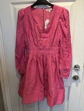 Billy J Charlotte mini dress size 6 bright pink BNWT