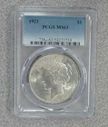 1923-P Peace Silver Dollar PCGS MS63 (534)