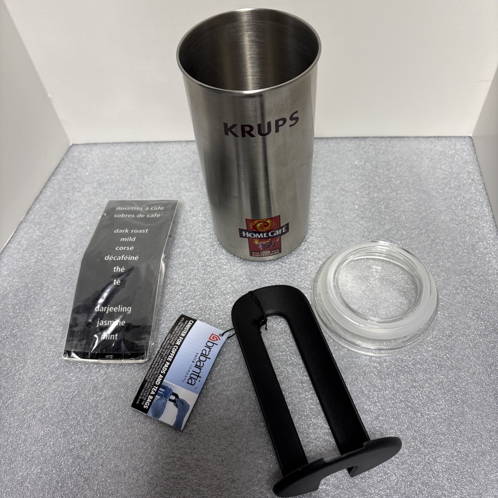 Brabantia Canister Coffee Pads And Tea Pads Krups Cafe Preow