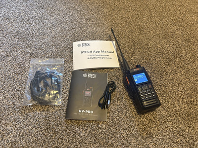 BTECH UV-PRO IP67 Dual Band VHF/UHF Two-Way Radio - APRS, Bluetooth, GPS, Tex...