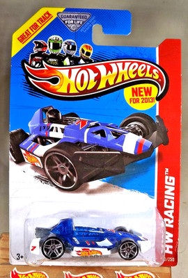 2013 Hot Wheels #110 HW Racing-Race Team ARROW DYNAMIC Blue White-Base Variation