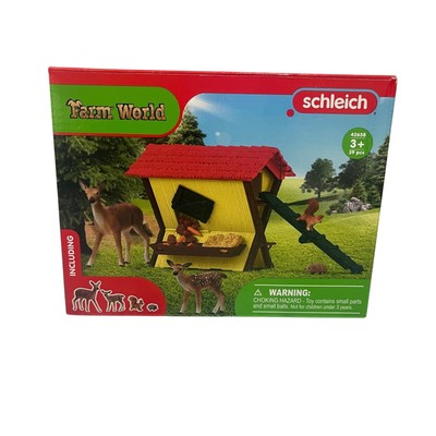 Schleich Farm World Feeding the Forest Animals Playset NIB