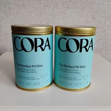 Cora Perfect Fit Menstrual Disc Period Cup 2-Pack, 1ct Each