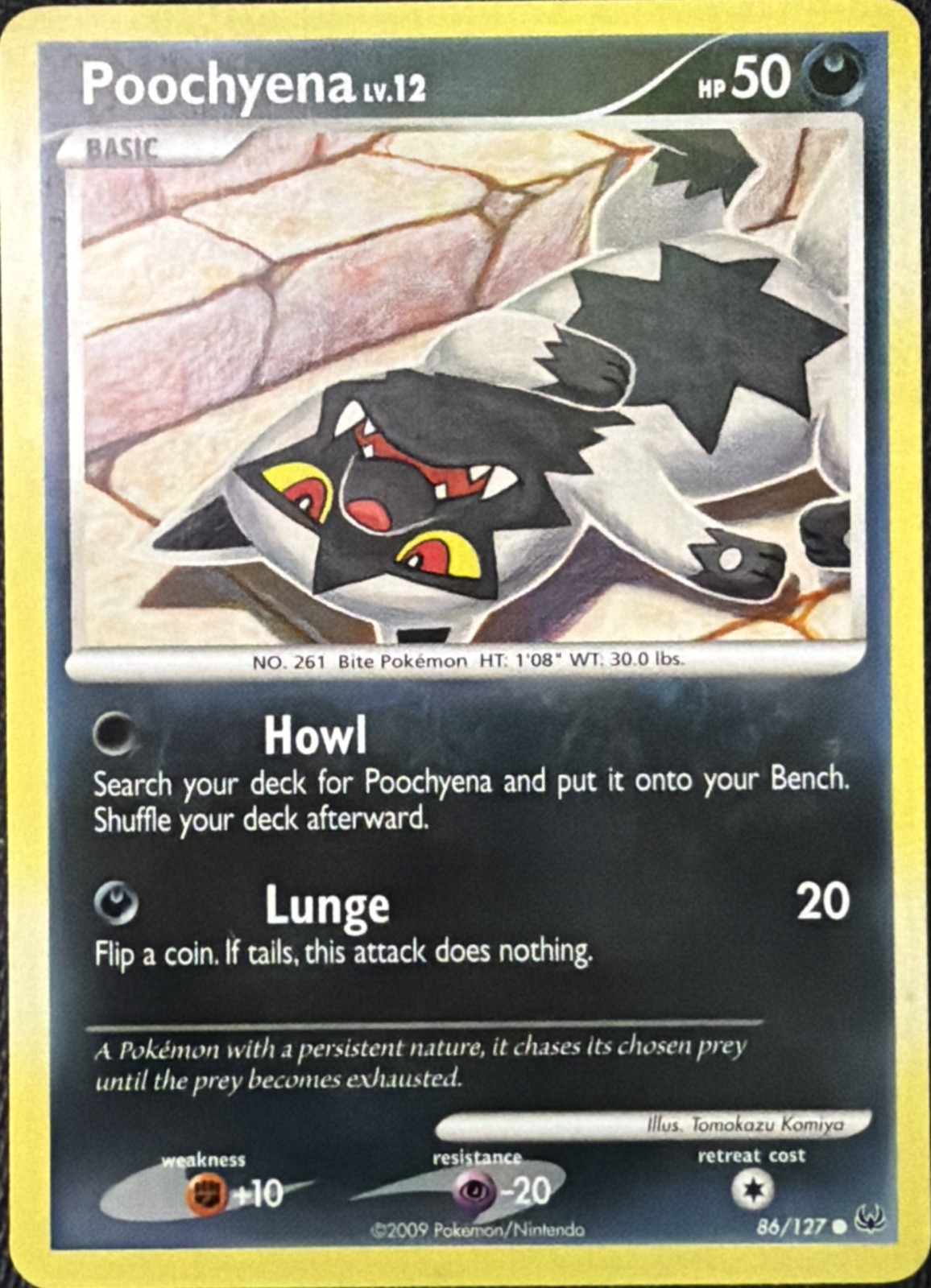Poochyena 86/127 Platinum Common VLP