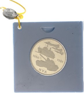 DDR 10 Mark 1981 NVA original verplombt PP