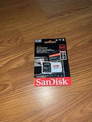 SanDisk Extreme Micro SD Memory Card  64GB 1TB V30 4K Lot