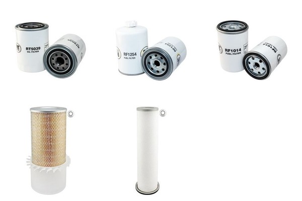 Filter Service KIT FüR Kobelco SK110 Luft ÖL Kraftstoff Mit Cummins 4BT3.9 Motor-image