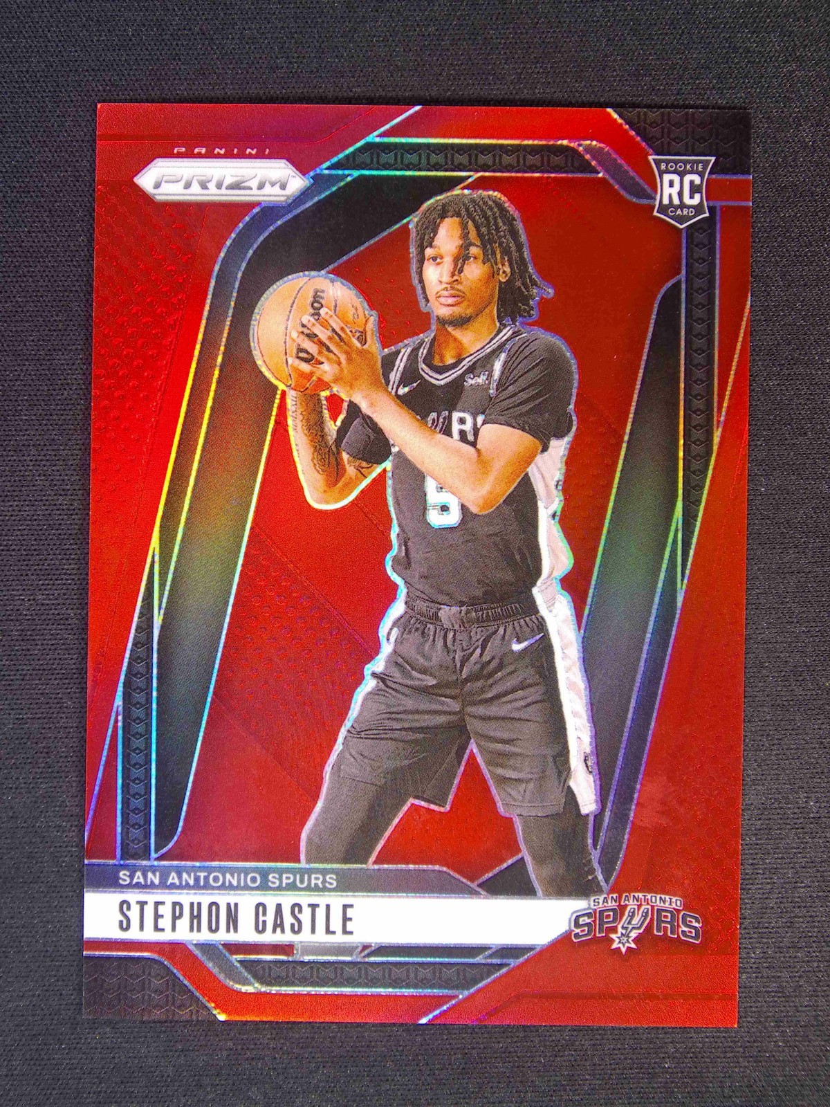 2024-25 Panini Prizm Stephon Castle #234 RC Rookie Red Prizm /299