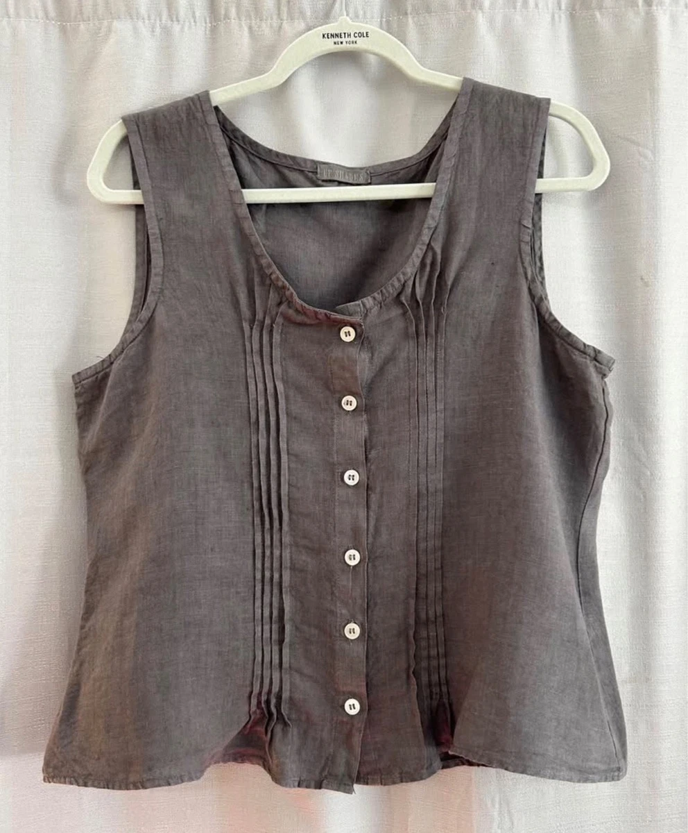 トップス Linen Tank Top SHADE GRAY CP Shades Linen Tank Tops for Women for sale | eBay