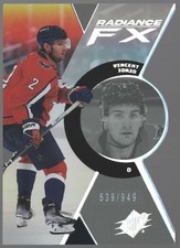 2023-24 SPx - Radiance FX #RFX-84 Vincent Iorio SN949 - Washington Capitals