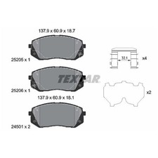 Satz Bremsbeläge Bremsklötze vorne für Hyundai Tucson TL TLE | 23819002