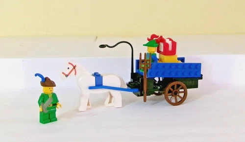 Lego Castle Forestmen Set #1877, Crusader’s Cart - 1990 Vintage -99% Complete +