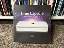 Apple Time Capsule 802.11n Wi-Fi Hard Drive 2TB Model A1409 w/ Box UNTESTED
