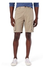 Levi Strauss Signature Men's Secure Cargo Shorts Khaki Brown 10" Inseam EM