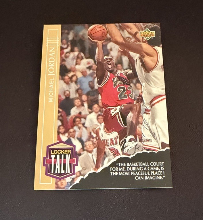 1993-94 Upper Deck Locker Talk #LT1 Michael Jordan