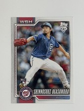 2026 Topps Series 1 #32 Shinnosuke Ogasawara Washington Nationals RC