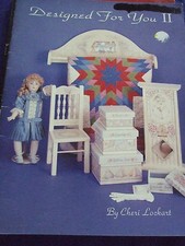 TOLE PAINTING CRAFT BOOK "DESIGNED FOR YOU II " UNUSED PATTERNS GREAT CONDITION