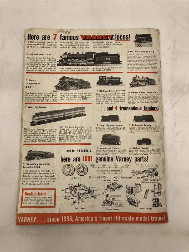 Revista de modelismo ferroviario vintage - julio de 1959 - miniatura para aficionados al tren Foto 4 de 4