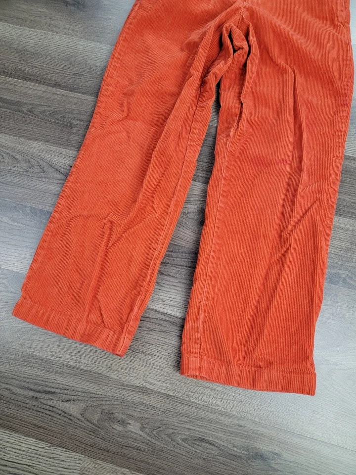 Pantalones de Pana Vineyard Vines Talla 20x21 Jóvenes Niños Naranja Pierna Recta Preppy Foto 4 de 4