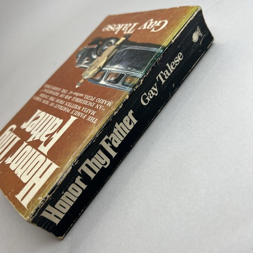 Honor Thy Father by Gay Talese 1972 1st ed Paperback Family New York Mafia Mobs - Picture 5 of 22