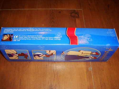 BURGER KING 1997 PRINCESS Anastasia HAIR GROWING DOLL WITH 2 OUTFITS BOX NEW - Picture 3 of 5