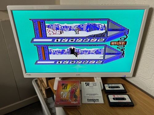 Spy Vs Spy Trilogy Commodore 64 Cassette - All Working -👽👾Retro Gift Idea👾👽 - Afbeelding 17 van 24