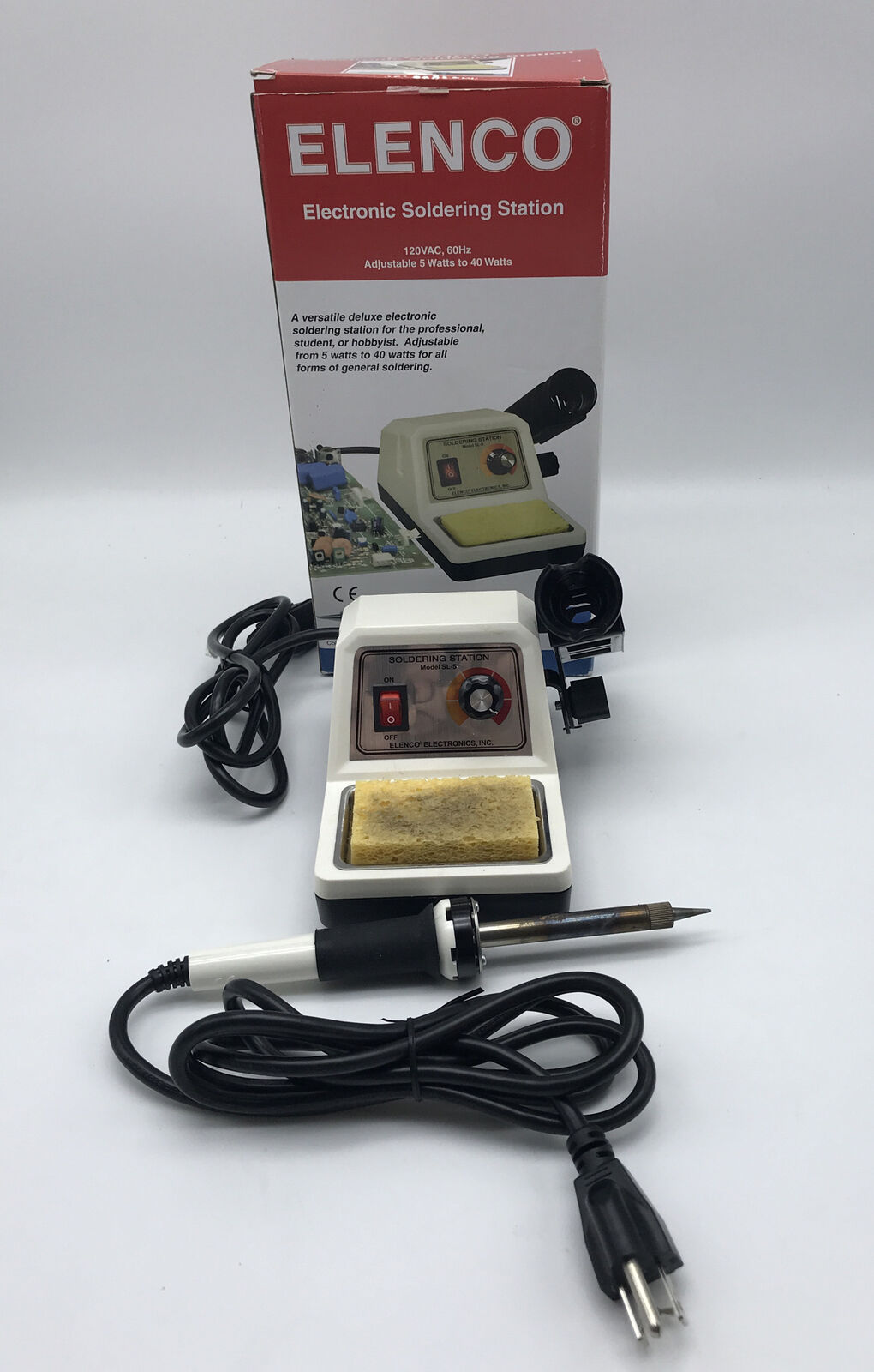 ELENCO SL-540 Electronic Soldering Station 120VAC 60Hz