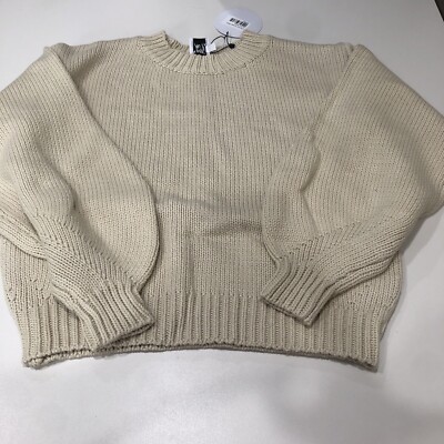 Princess Polly Beige Harmony Sweater S/M