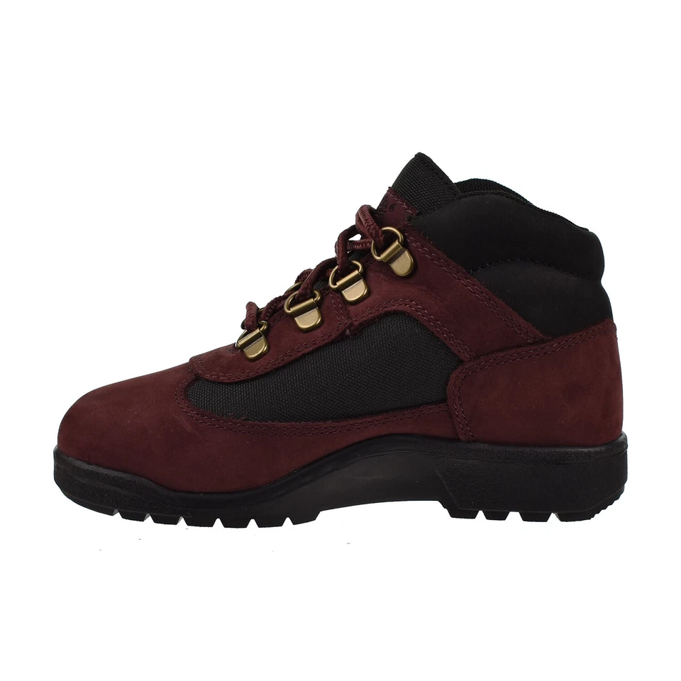 Botas de campo Timberland para niños pequeños Borgoña NubuckTB0A63TD Foto 4 de 4