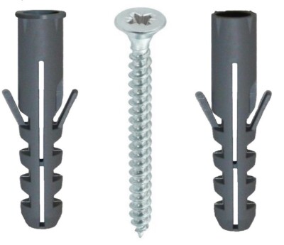 Nylondübel BEST Ø 4-16 mm m/o Kragen 100% NYLON Hüfner RESTPOSTEN M. in Germany