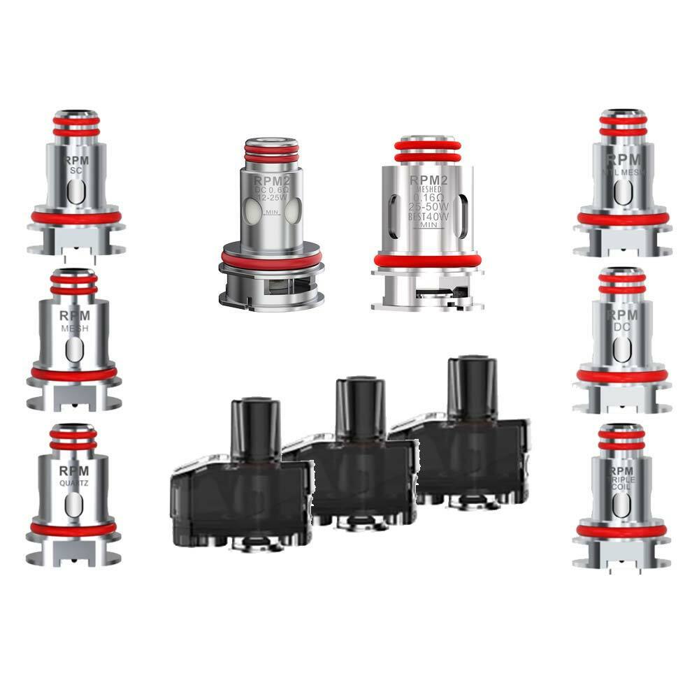 SMOK SCAR P3 P5 Kit Spare Pods or Coils | Mesh | Triple | Quartz | DUAL DC  | MTL