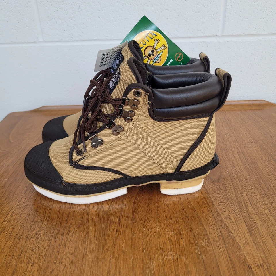 NUEVAS Botas de Vadeo Calcuta Zapatos para Hombres Talla 7 por Pro-Line Suela de Fieltro Nylon Foto 3 de 4