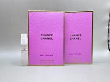 LOTS OF 3 Chanel Chance Eau Tendre Eau de Parfum Spray Sample 1.5ml/0.05oz 3