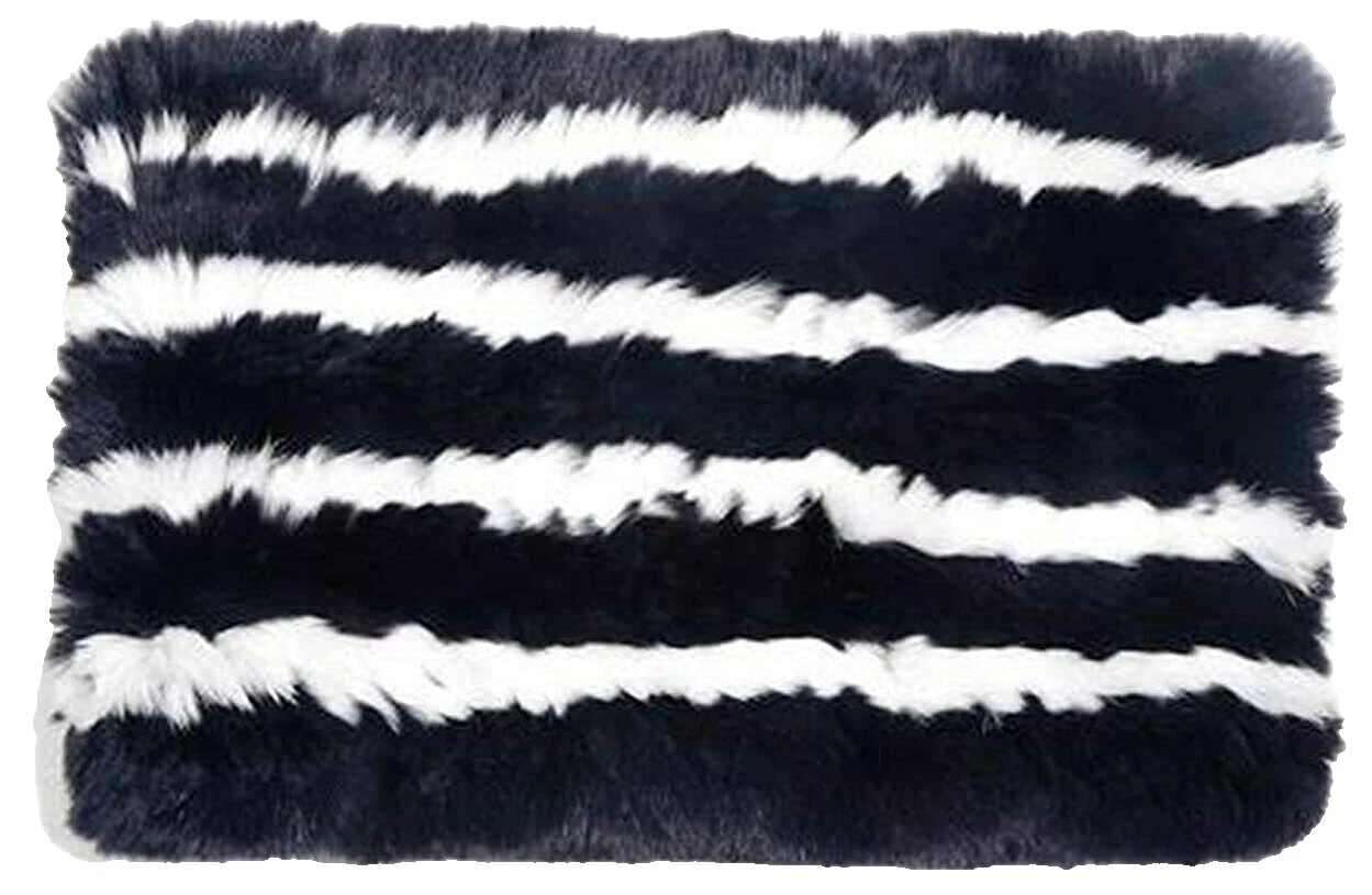 Fur Striped Scarves & Wraps for Women