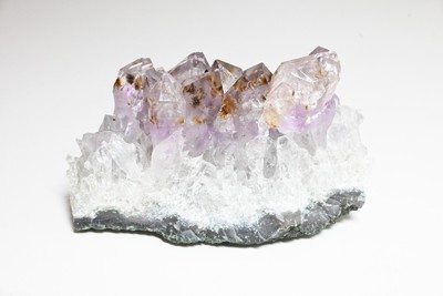Großer Kristall brasilianischer Amethyst roher natürlicher Cluster 131g Klasse AAA Ref #61
