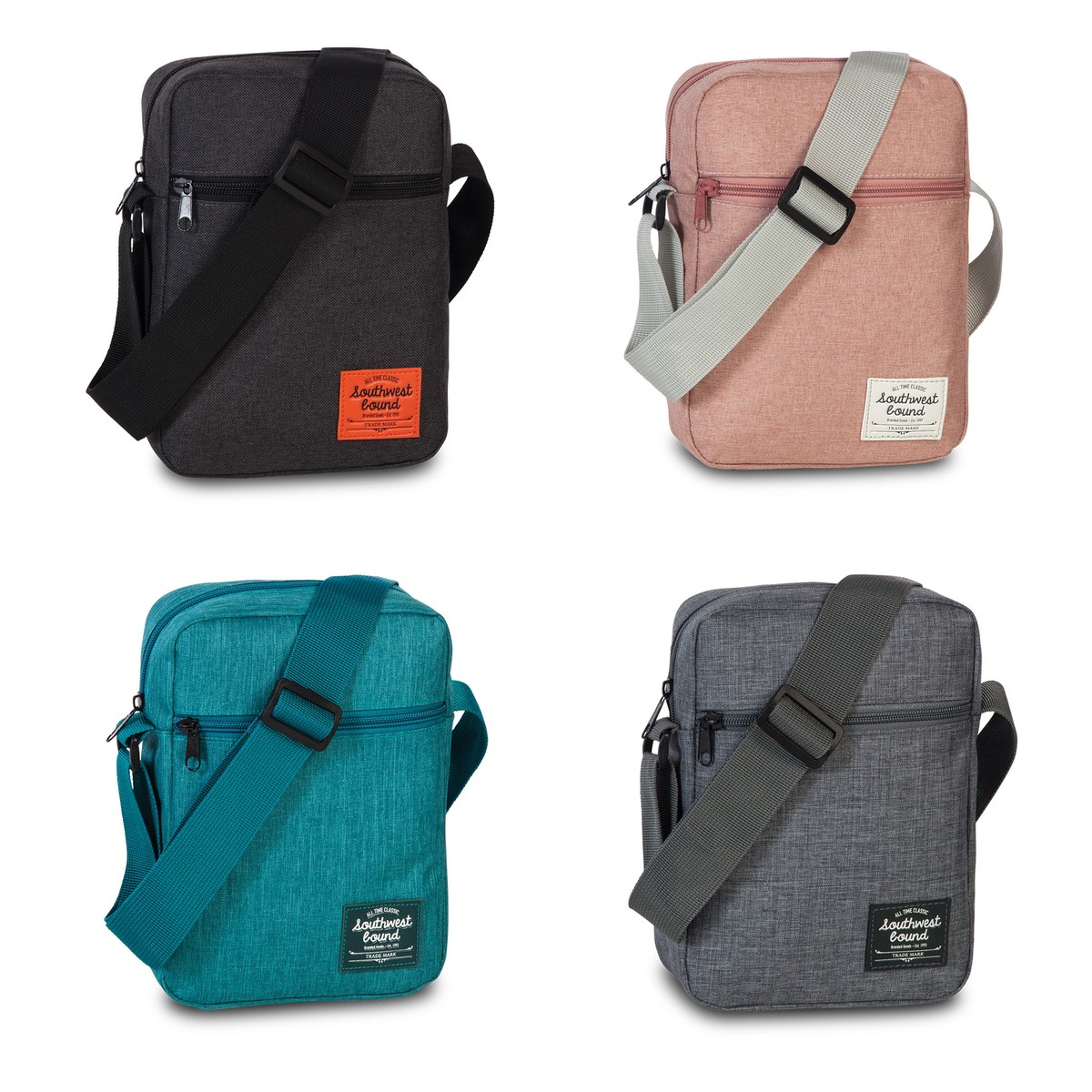 Southwest Herren Damen Umhängetasche Schultertasche schwarz blau grau  türkis neu