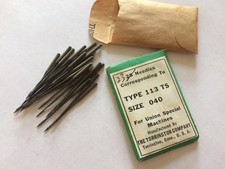 23 pc pack UNION SPECIAL sewing machine needles 113 TS size 040