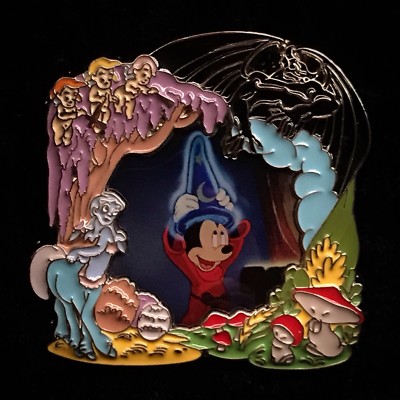 LE 500 Sorcerer Hat Mickey Fantasia #2 2 of 6 Disney December 2017 Park Pack Pin