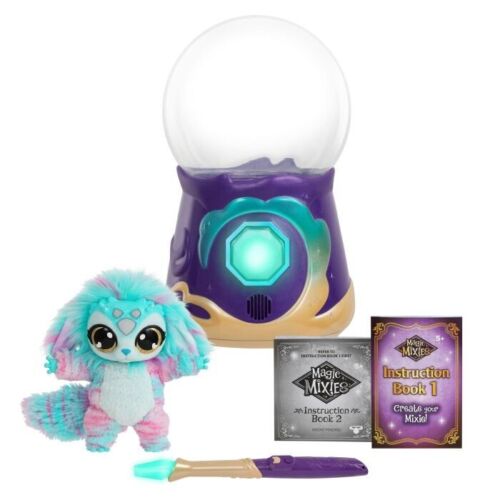 Magic Mixies Magical Misting Crystal Ball with Interactive 8 inch Blue Plush Toy - Picture 4 of 11