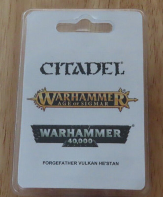 Games Workshop Warhammer 40k Salamanders Forgefather Vulkan He'Stan BNIB New GW