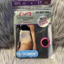 Maidenform Flexees Shapewear Women  s Size 3XL High Waist Thong Soft Seamless